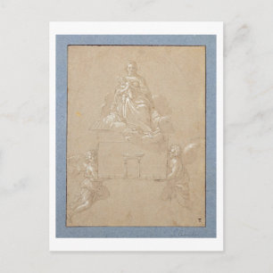 Loreto Madonna (pennan och bläck) Vykort