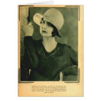 Loretta barnporträtt 1929 hälsningskort