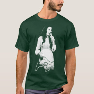 Loretta Lynn 70:e Stil Land Fläkt Design 1 T Shirt
