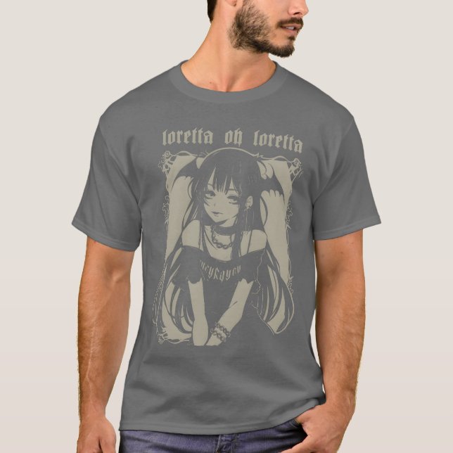 Loretta retro t shirt (Framsida)