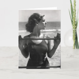Loretta Young Greeting Card Kort