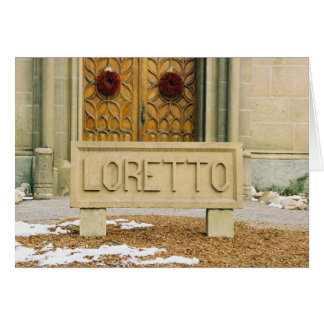 Loretto kapell hälsningskort