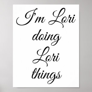 Lori Doing Lori Sak Funny Birthday Namn Gif Poster
