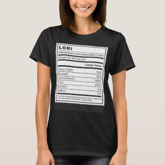 Lori Information och obestridliga fakta T Shirt