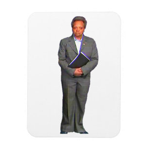 Lori Lightfot Sticker - Roligt Chicago Magnet