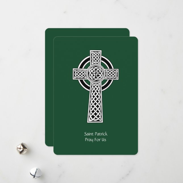 Lorica Saint patrick Prayer (ändrad) Julkort (Fram/Back In Situ)