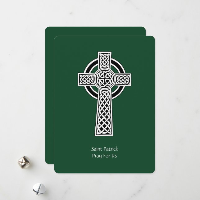 Lorica Saint patrick Prayer (ändrad) Julkort (Fram/Back In Situ)