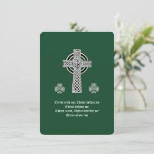 Lorica Saint patrick Prayer (kort) Julkort
