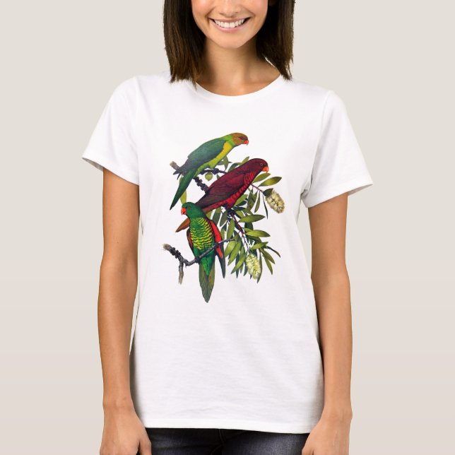 Lories och lorikeets tee shirt (Framsida)