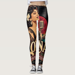 Lorna Cordeiro — Goas näktergal T-Shirt Leggings