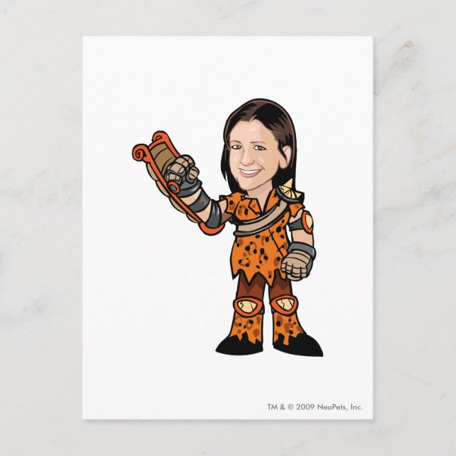 LornaDesparow Tyrannia Staff Player Vykort (Framsida)