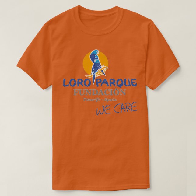 Loro Parque Tenerife Zoo Logotyp1 T Shirt (Design framsida)