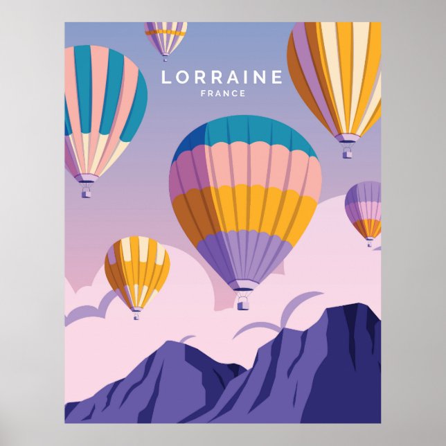 Lorraine Frankrike-resa Poster (Framsidan)
