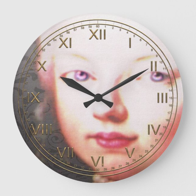 Lorraynna franskbarock stor klocka (Framsida)