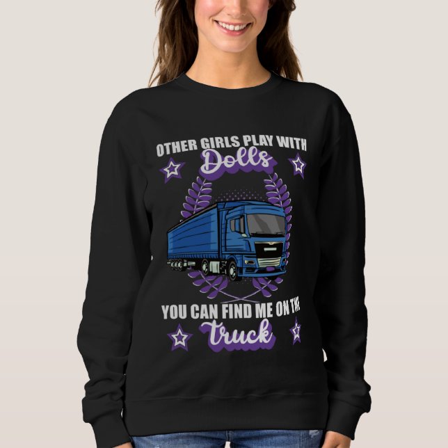 Lorry driver motor driver trucker saying t shirt (Framsida)