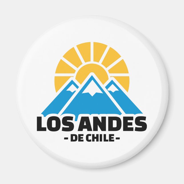 Los Andes de Chile Magnet (Framsidan)