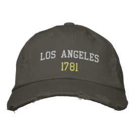 Los Angeles 1781 Broderad Keps
