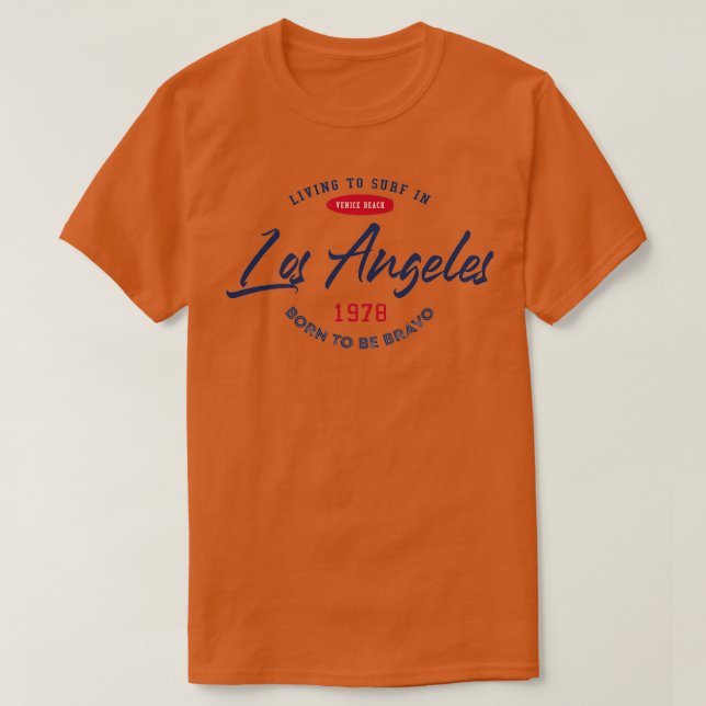 Los Angeles 1978 T Shirt (Design framsida)