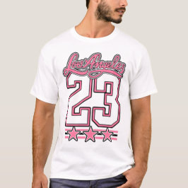 Los Angeles 23 Streetwear Pojke Grafisk T-Shirt