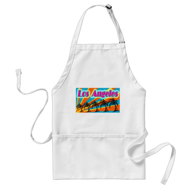 Los Angeles 5 Handflatan Träd Apron Förkläde (Framsidan)