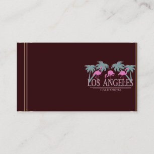 Los Angeles Affärskort Visitkort