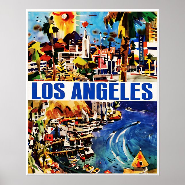 Los Angeles-affisch Poster (Framsidan)