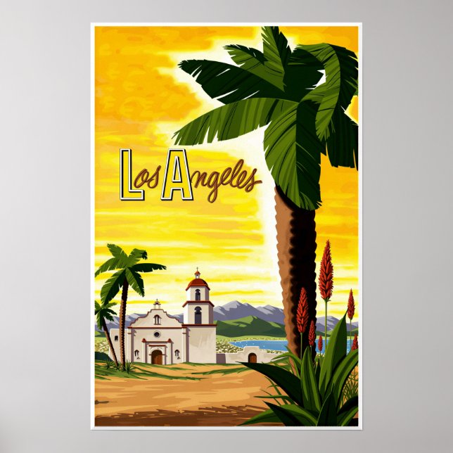 Los Angeles-affisch Poster (Framsidan)