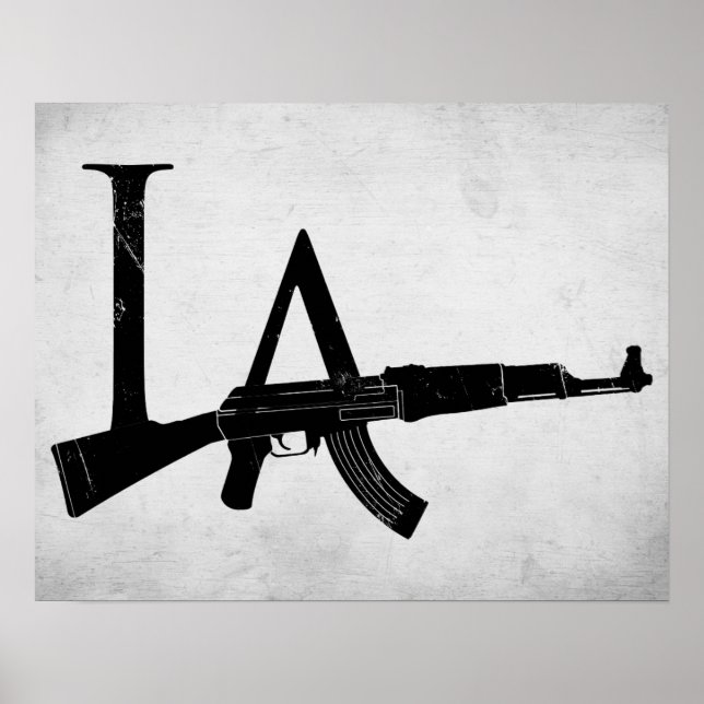 Los Angeles AK47 Poster (Framsidan)
