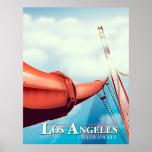 Los Angeles "Änglar stad" poster. Poster