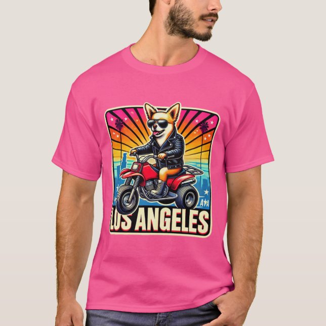 LOS ANGELES-ATV RIDER 2 T SHIRT (Framsida)