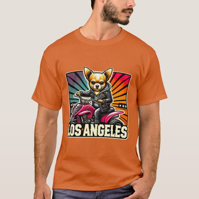 LOS ANGELES-ATV RIDER T SHIRT (Framsida)