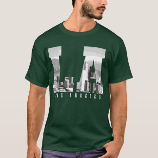 Los Angeles Baseball Skyline California Player Coa T Shirt