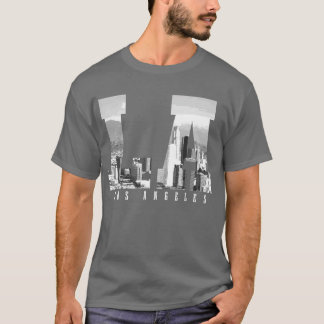 Los Angeles Baseball Skyline California Player Coa T Shirt