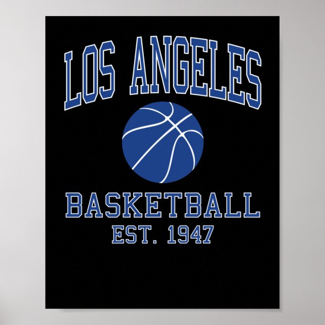 Los Angeles Basketball Poster (Framsidan)