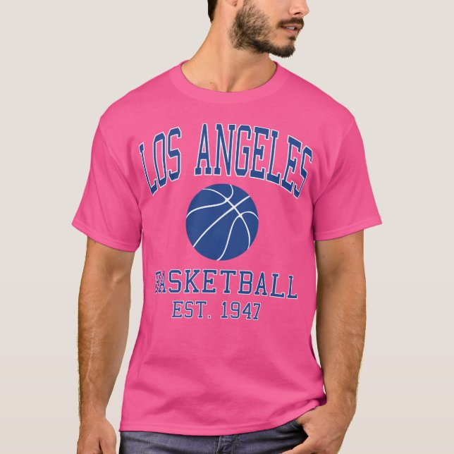 Los Angeles Basketball T Shirt (Framsida)