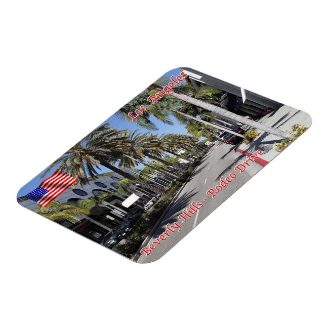 Los Angeles - Beverly Backe - Rodeo Drive - USA Magnet (Vänstra Sidan)