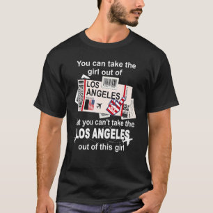 Los Angeles Boarding Pass Los Angeles Girl L A T Shirt