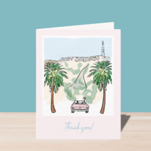 Los Angeles Bröllop tackkort
