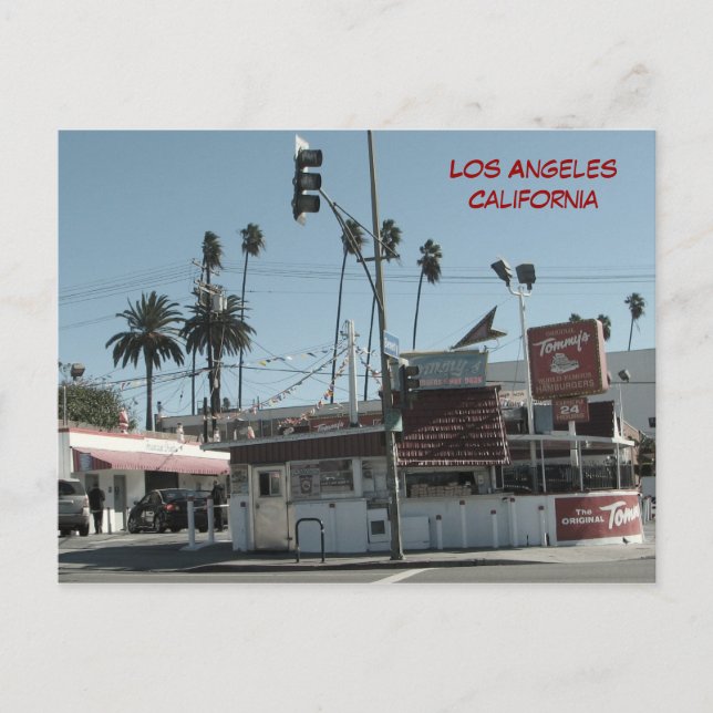 Los Angeles Burgers Postcard! Vykort (Framsida)