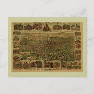 Los Angeles CA 1891 Vykort