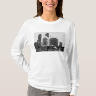 Los Angeles CA beskådar av allmänt sjukhus Tee Shirt