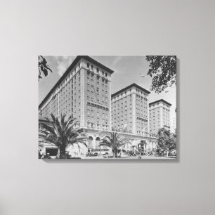 Los Angeles CA beskådar av det Biltmore hotellet Canvastryck
