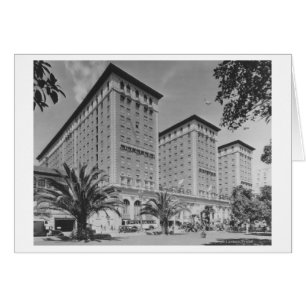Los Angeles CA beskådar av det Biltmore hotellet Hälsningskort