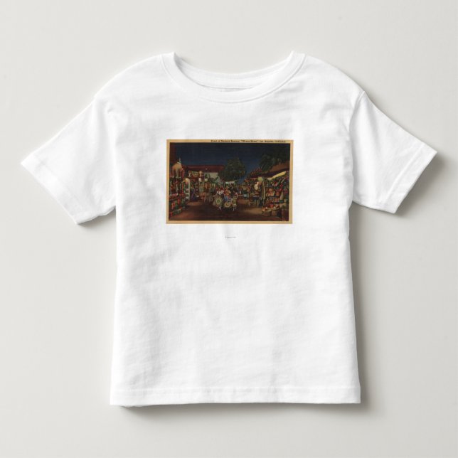 Los Angeles CA - Olvera gata Tee (Framsida)