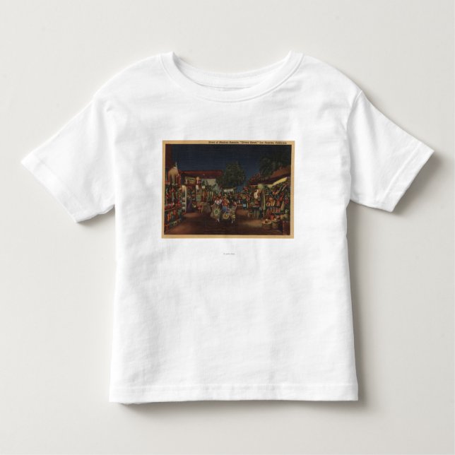 Los Angeles CA - Olvera gata Tee Shirt (Framsida)