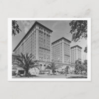 Los Angeles, CA View of Biltmore Hotel and Stree