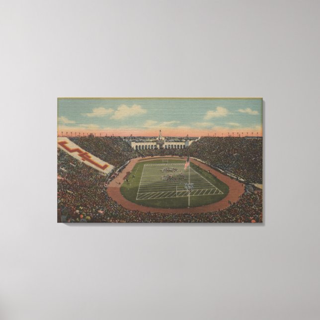 Los Angeles, CAColiseum vid Exposition Park Canvastryck (Framsida)