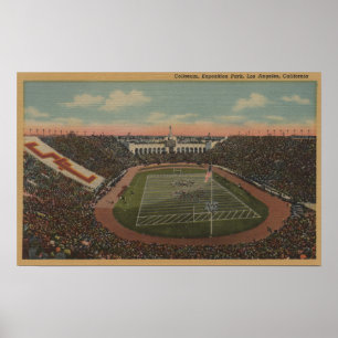 Los Angeles, CAColiseum vid Exposition Park Poster