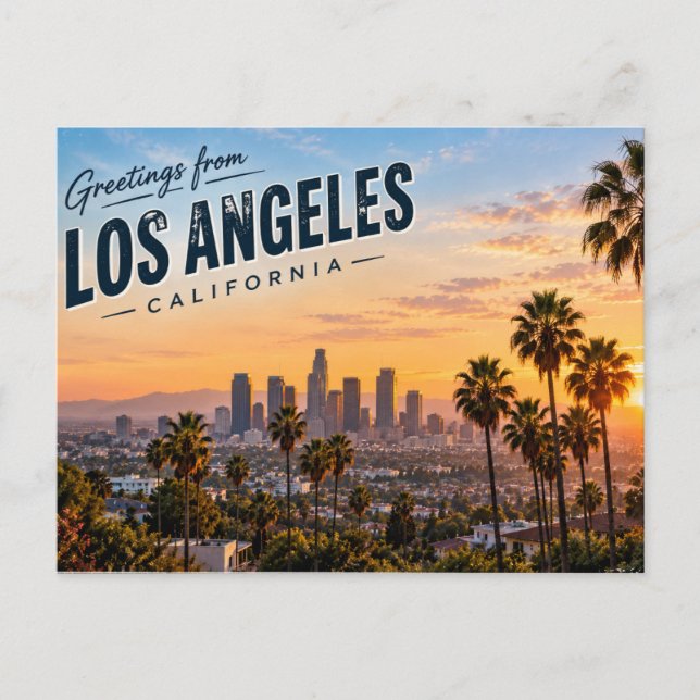 Los Angeles Cali Vykort (Framsida)