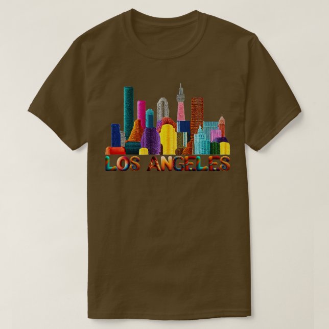 Los Angeles California 7 T Shirt (Design framsida)